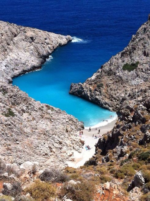 Acrotiri peninsula in Chania, Crete